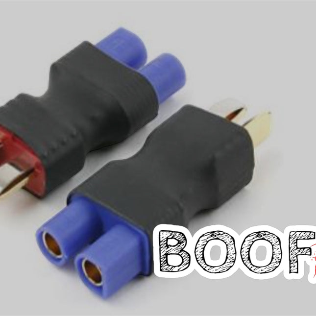 Boof RC T-Plug Male to EC3 Female Adapter