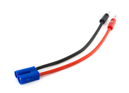 E-flite Charge Lead: EC5 Device with 6" Wire & Jacks, 12 AWG