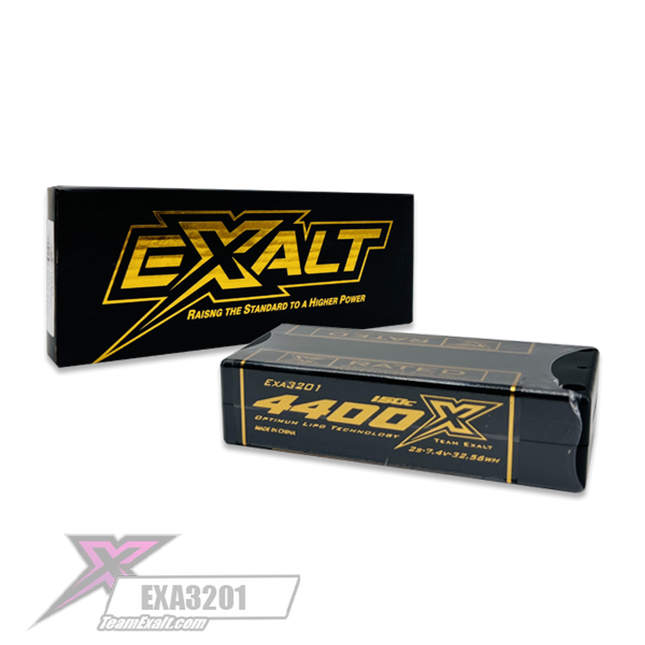 Team Exalt X-Rated 2S LiPo Battery (4400mAh/150C) EXA3201