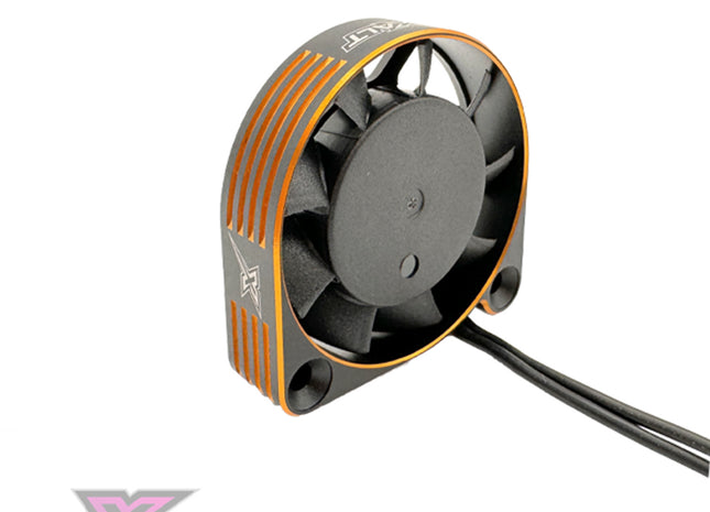 Team Exalt 30mm Aluminum HV High-Speed Motor Fan – Black/Gold Part #: EXA9200