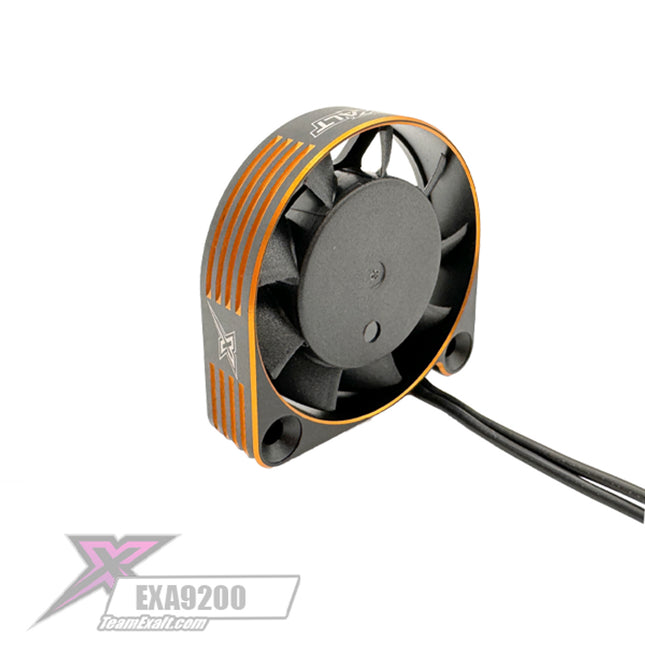 Team Exalt 30mm Aluminum HV High-Speed Motor Fan – Black/Gold Part #: EXA9200