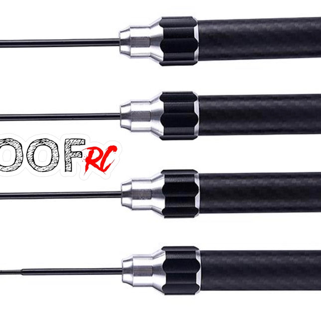 Boof RC 4 Titanium Hex Driver Set with Carbon Fiber Handles