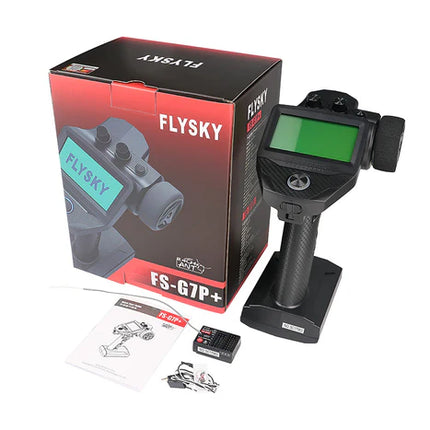 Flysky G7P+ 10-Channel ANT Surface Radio w/R11P Receiver – FS-G7P+ 🎮 Precision Control. Advanced Features. Built for Serious RC Drivers.