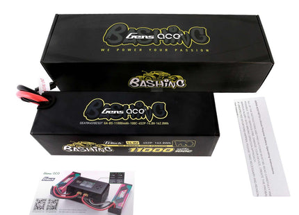 Gens Ace Bashing Pro 4s LiPo Battery Pack 100C (14.8V/11000mAh) w/EC5 Connector