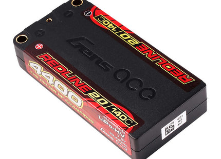 Gens Ace Redline 2.0 2S Shorty LiHV Battery (7.6V/4400mAh) – 140C Burst