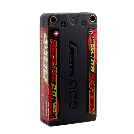 Gens Ace Redline 2.0 2S Shorty LiHV Battery (7.6V/4400mAh) – 140C Burst