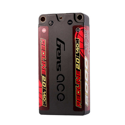 Gens Ace Redline 2.0 2S Shorty LiHV Battery (7.6V/5000mAh) – 140C Burst