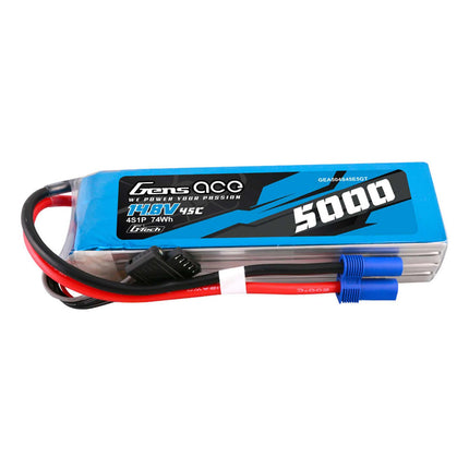 Gens Ace G-Tech Smart 4S 5000mAh 45C LiPo Battery – EC5 Connector