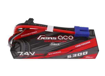 Gens Ace G-Tech Smart 2S LiPo Battery 60C (7.4V/5300mAh) w/EC5 Connector – GEA532S60E5GT