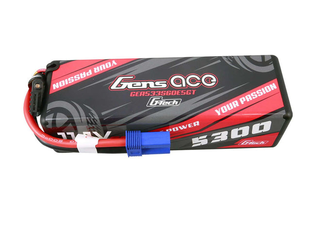 Gens Ace G-Tech Smart 3S LiPo Battery 60C (11.1V/5300mAh) w/EC5 – GEA533S60E5GT