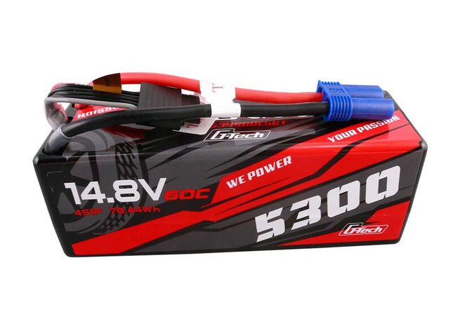 Gens Ace G-Tech Smart 4S LiPo Battery 60C (14.8V/5300mAh) w/EC5 Connector