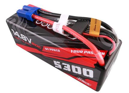 Gens Ace G-Tech Smart 4S LiPo Battery 60C (14.8V/5300mAh) w/EC5 Connector
