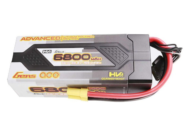 Gens Ace G-Tech Advanced Smart 6S LiHV Battery 100C (22.8V/6800mAh) w/EC5 Connector
