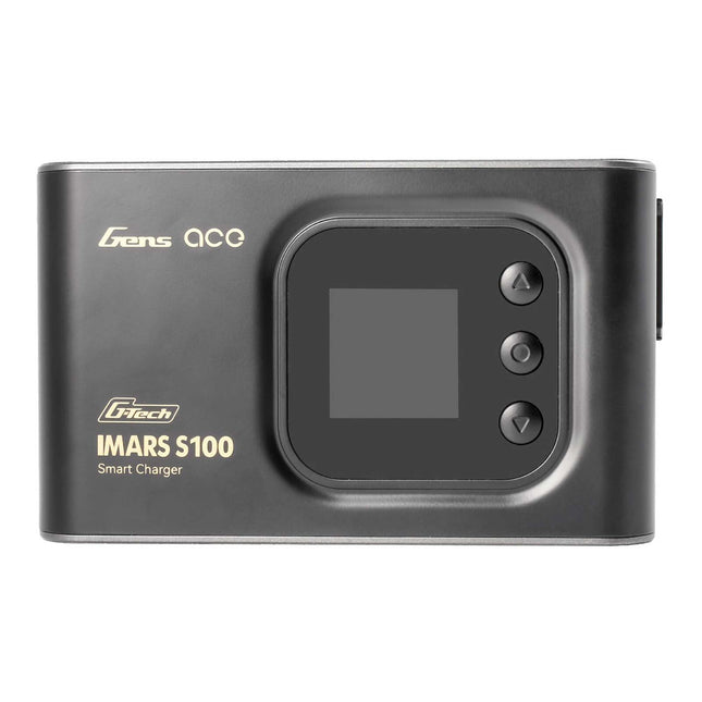 Gens Ace iMars S100 G-Tech Smart AC Balance Battery Charger (6S/10A/100W) – Black Or White Part Number:  GEAS100-UW / GEAS100-UB