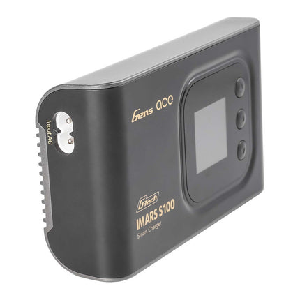 Gens Ace iMars S100 G-Tech Smart AC Balance Battery Charger (6S/10A/100W) – Black Or White Part Number:  GEAS100-UW / GEAS100-UB