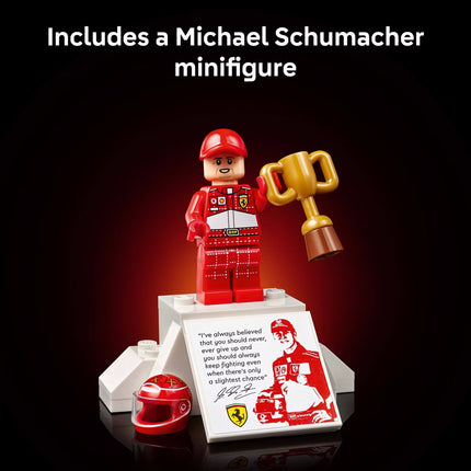 LEGO® Icons Ferrari F2004 & Michael Schumacher Building Set (11375)