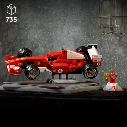 LEGO® Icons Ferrari F2004 & Michael Schumacher Building Set (11375)