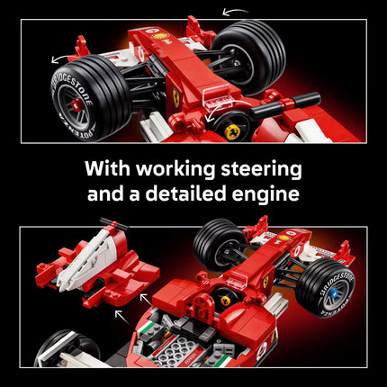 LEGO® Icons Ferrari F2004 & Michael Schumacher Building Set (11375)