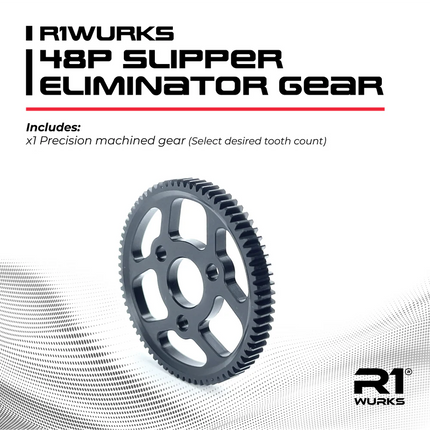 R1WURKS Slipper Eliminator Gear, 48P (69T or 72T) – 900055-69 / 900055-72