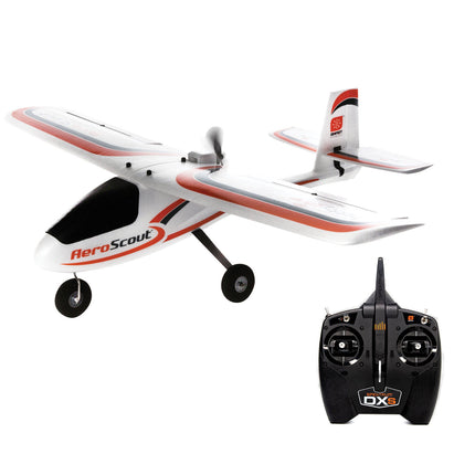 HobbyZone AeroScout S 2 1.1m RTF Trainer Electric Airplane w/SAFE & DXS Transmitter HBZ380001