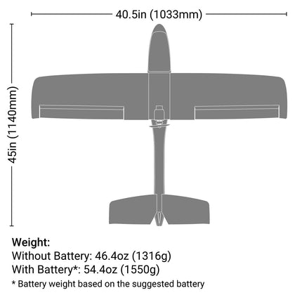 HobbyZone AeroScout S 2 1.1m RTF Trainer Electric Airplane w/SAFE & DXS Transmitter HBZ380001