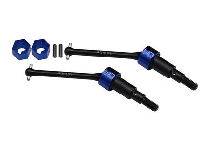 Hot Racing Losi NASCAR/Mojave Grom Rear Steel CVD Axle Set Part Number: HRAGRM288NCR
