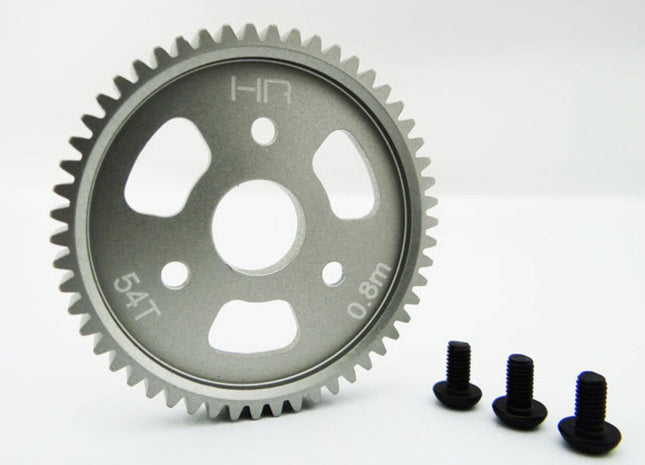 Hot Racing Traxxas Aluminum Slipper Spur Gear (Gunmetal) (54T) HRASLF254T