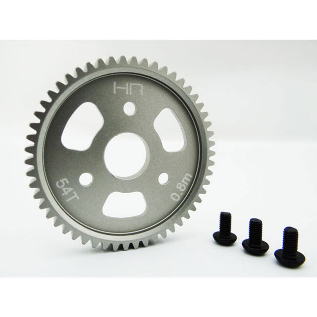 Hot Racing Traxxas Aluminum Slipper Spur Gear (Gunmetal) (54T) HRASLF254T