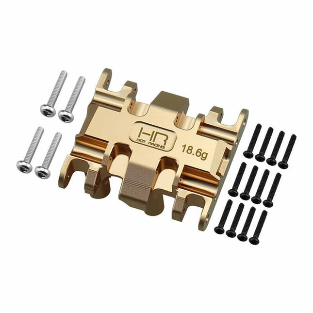 Hot Racing Brass Center Gearbox Mount for Axial SCX30 (1/30) – HRASXTY38LH