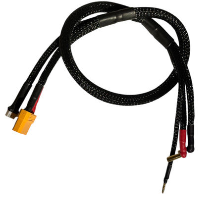BOOF RC XT90 to 5.0mm Bullet Charge Lead – 14AWG – 610mm
