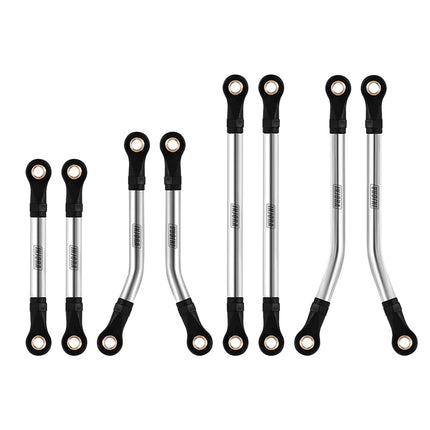 INJORA Stainless Steel High Clearance Chassis Links Set for 1/18 TRX4M Defender & Bronco – TRX4M-08SR