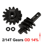 2/14T Gears (Overdrive 14%)
