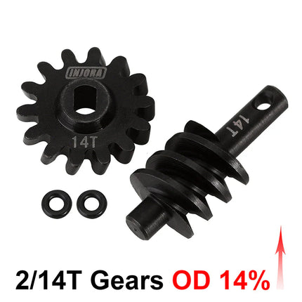 INJORA Overdrive / Underdrive Gears for Axial SCX24 & AX24 – SCX24-77