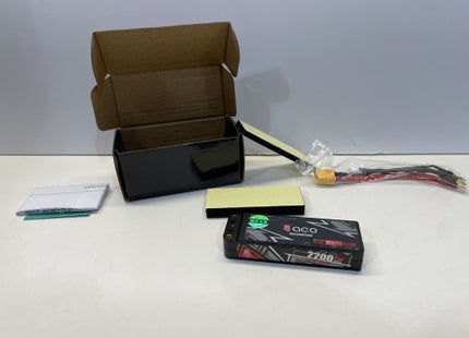LC Racing Hardcase LiPo Battery 2200mAh 7.4V 50C (Mini Hardcase 2200 50C)