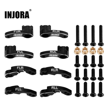 INJORA CNC Aluminum Flex Blades Suspension Travel Extension for 1/18 TRX4M Defender & Bronco – 4M-33