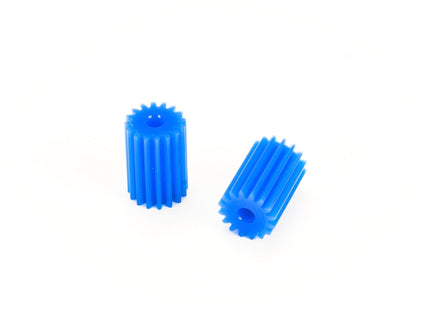 PN Racing PNWC Machine Cut Delrin 64P Long Pinion Gears (9T–16T) – Yellow (Part #MR2709WC–MR2716WC)