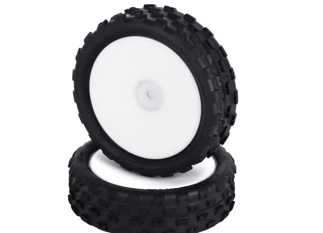 LC Racing L5041 Jetgo Mini Buggy 2WD Front Tires Pre-Mounted 2pcs