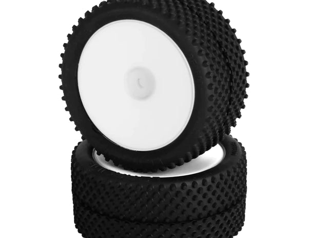LC Racing L5042 Jetgo Mini Buggy 2WD Rear Tires Pre-Mounted 2pcs