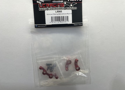 LC Racing Aluminum Steering Bellcrank and Rack V2 – L5065