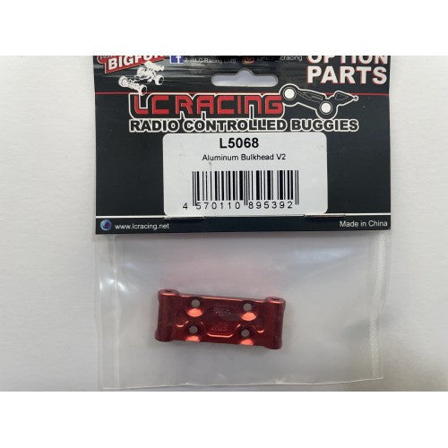 LC Racing Aluminum Bulkhead V2 (L5068)