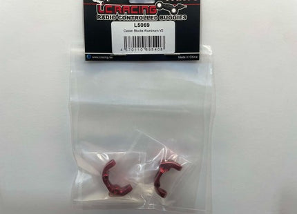 LC Racing Caster Blocks Aluminum V2 – L5069