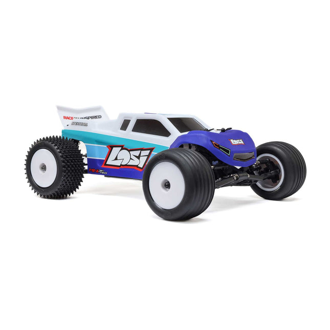 Losi Mini-T 2.0 V2 1/18 RTR 2WD Brushless Stadium Truck (Red LOS-1056T1 / Blue LOS-1056T2)
