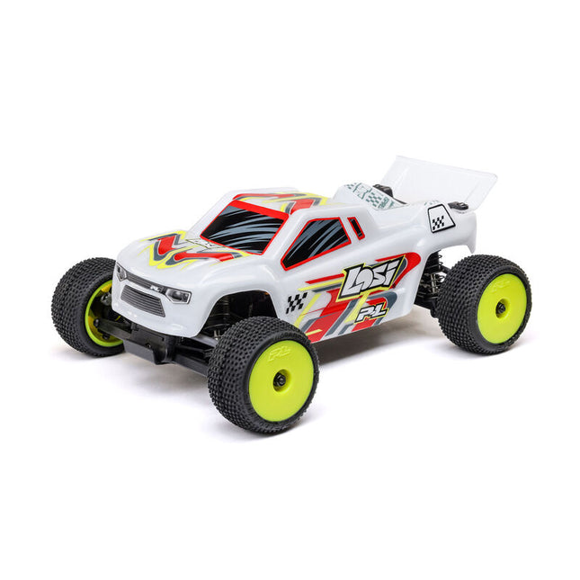 Losi Micro-T 1/28 RTR 2WD Stadium Truck (Silver or White)
