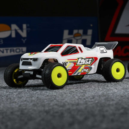 Losi Micro-T 1/28 RTR 2WD Stadium Truck (Silver or White)