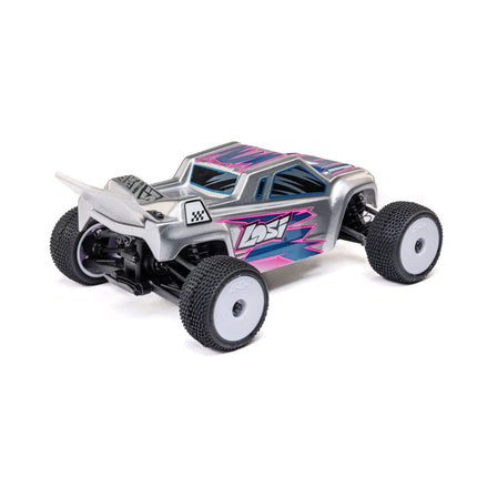 Losi Micro-T 1/28 RTR 2WD Stadium Truck (Silver or White)