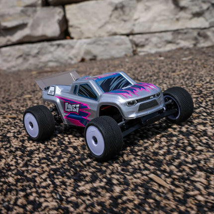 Losi Micro-T 1/28 RTR 2WD Stadium Truck (Silver or White)