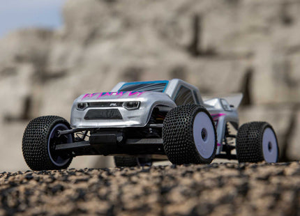 Losi Micro-T 1/28 RTR 2WD Stadium Truck (Silver or White)