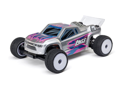 Losi Micro-T 1/28 RTR 2WD Stadium Truck (Silver or White)