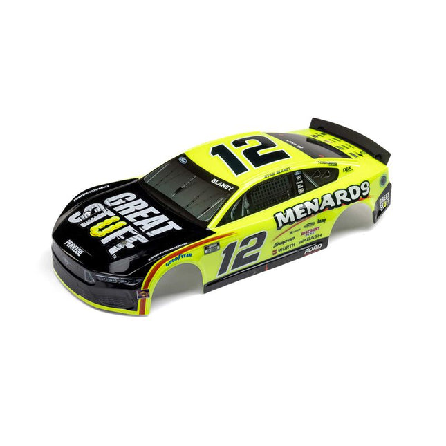 Losi NASCAR Ryan Blaney #12 Menards 2024 Ford Mustang Pre-Painted Body PART #: LOS-1909