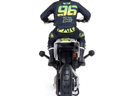 Losi 1/4 Promoto-SM FXR Supermoto Motorcycle RTR w/2.4GHz Radio, White